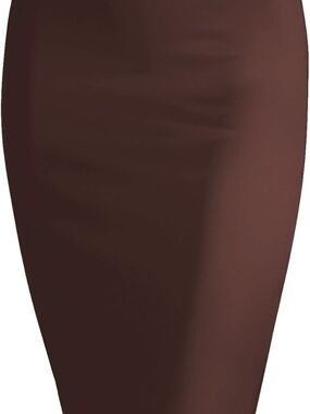By Johnny Chocolate Brown High-Rise Pencil Skirt